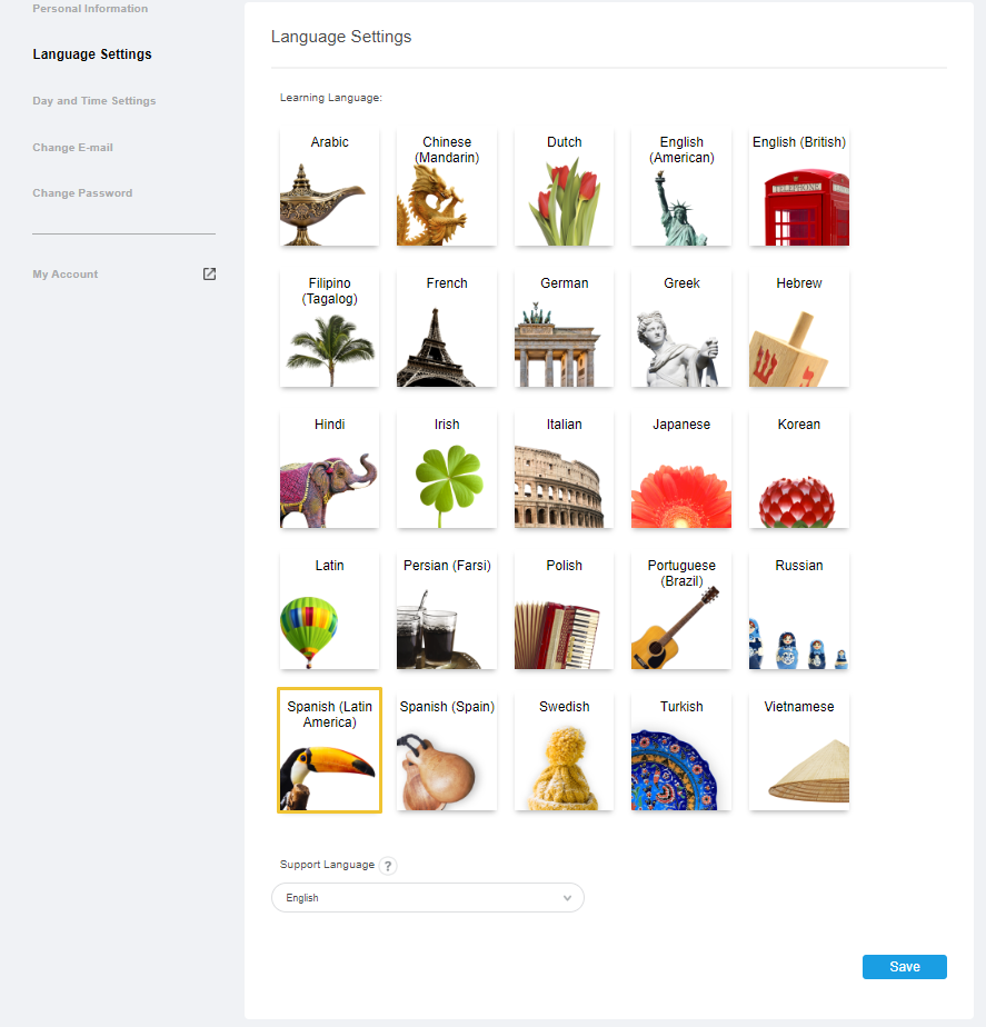 How To Switch Languages Rosetta Stone Support