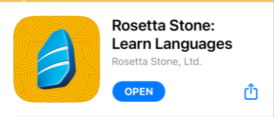 Rosetta stone shop account